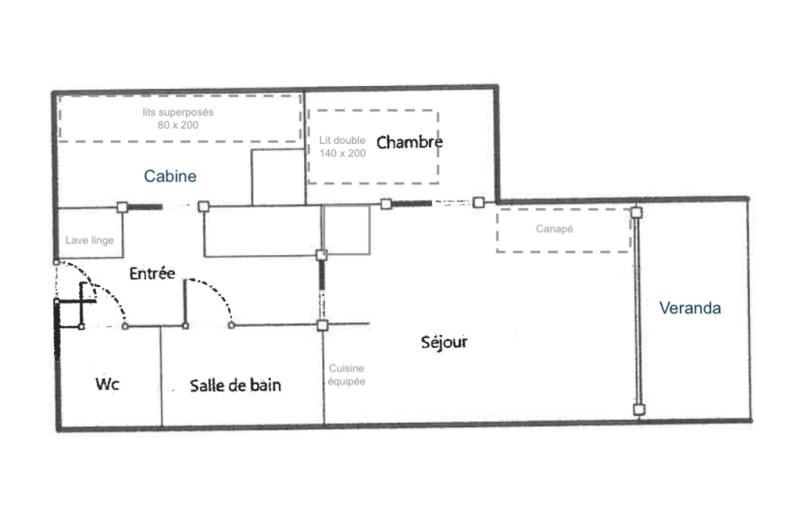 Location de vacances en appartement  4 personnes à HOSSEGOR (40)