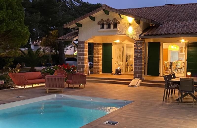 Location de vacances en maison  10 personnes à HOSSEGOR (40)