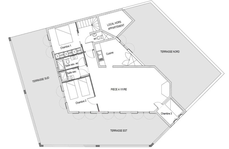 Location de vacances en appartement  8 personnes à HOSSEGOR (40)